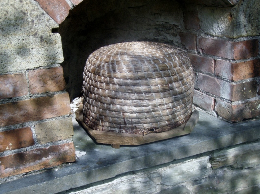 For centuries, beekeepers have used “skeps,” carefully designed domed baskets, to house their hives. Bees need a clean, dry place to make a home